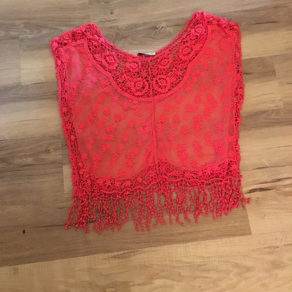 vivid importers of NY Tops - Sheer Lace Top